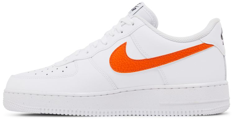 Nike Air Force 1 07 Spray Paint Swoosh   Safety Orange