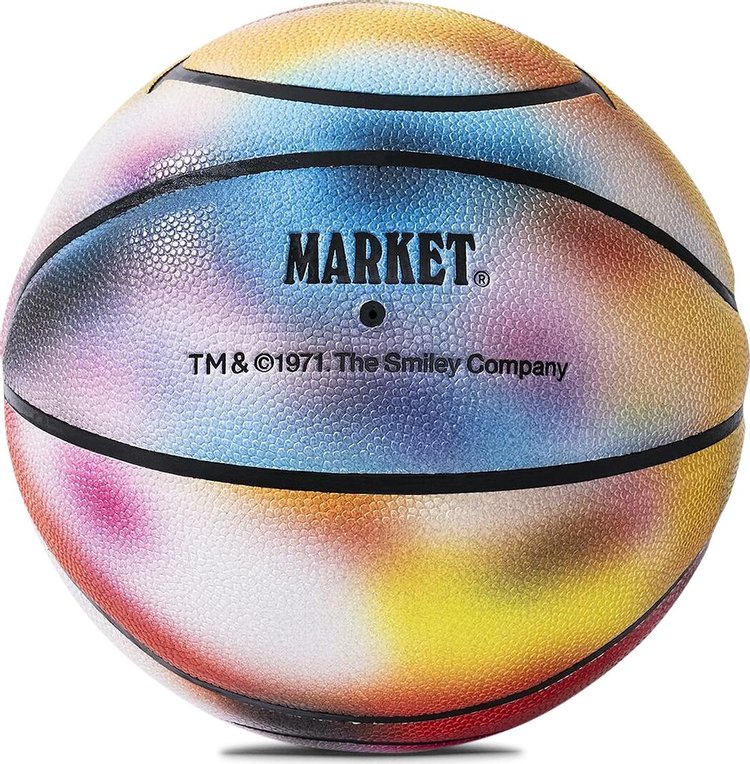 Market Smiley Near Sighted Basketball Multicolor Pattern