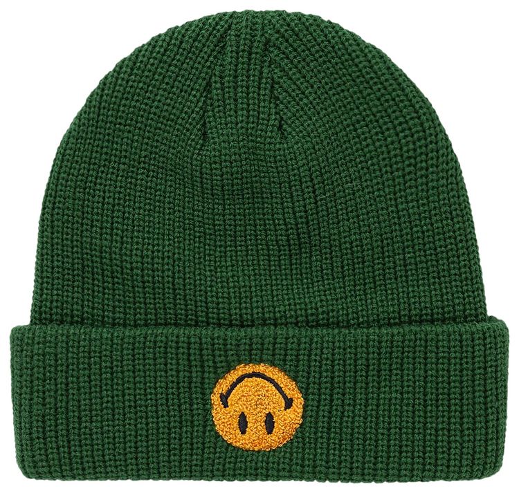 Market Smiley Upside Down Beanie Fern