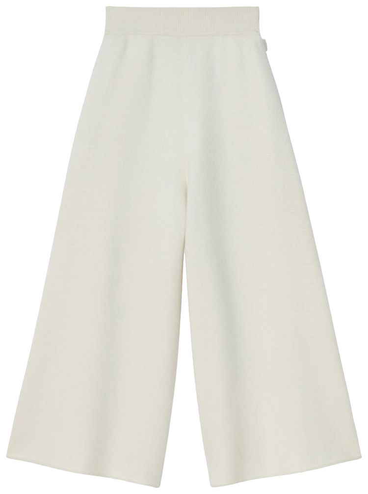 Loewe Cropped Trousers Soft White