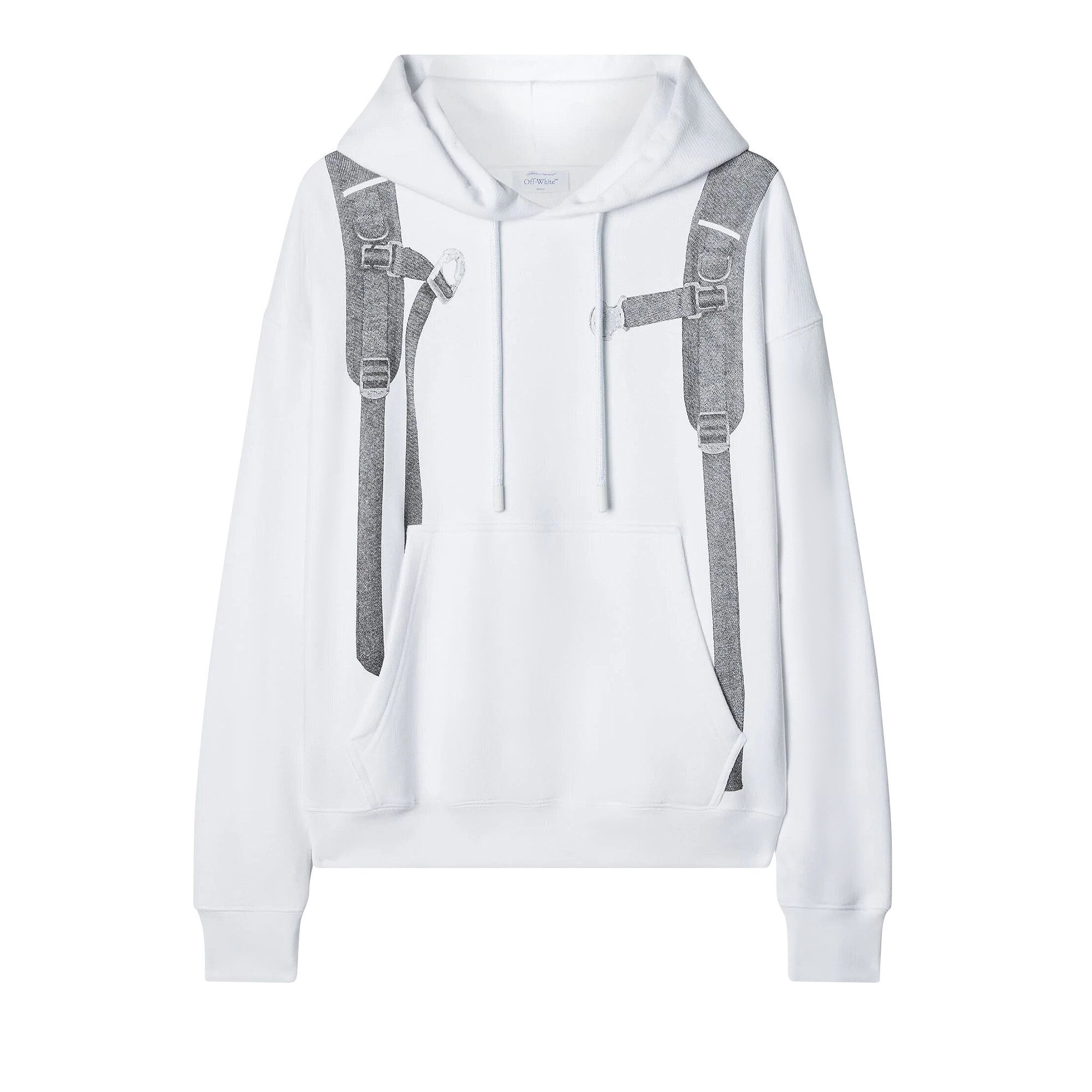 Buy Off-White Backpack Skate Hoodie 'White/Black