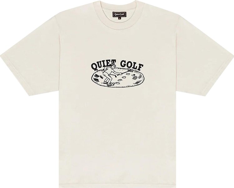 Quiet Golf Bunkered T-Shirt 'Bone'
