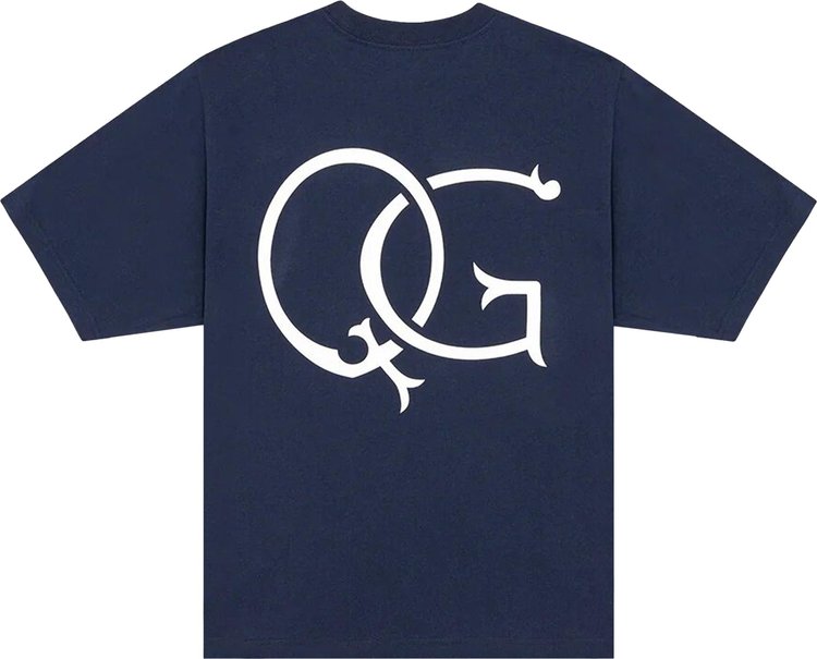 Quiet Golf Initial T Shirt Navy