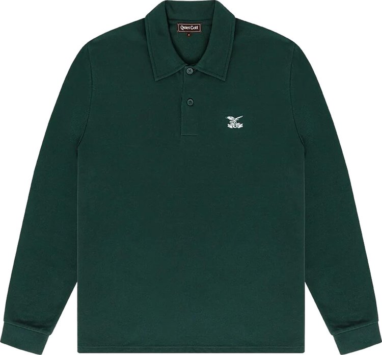 Quiet Golf Societ Long-Sleeve Polo 'Forest'