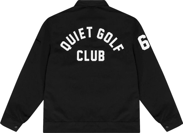 Quiet Golf Work Jacket Black