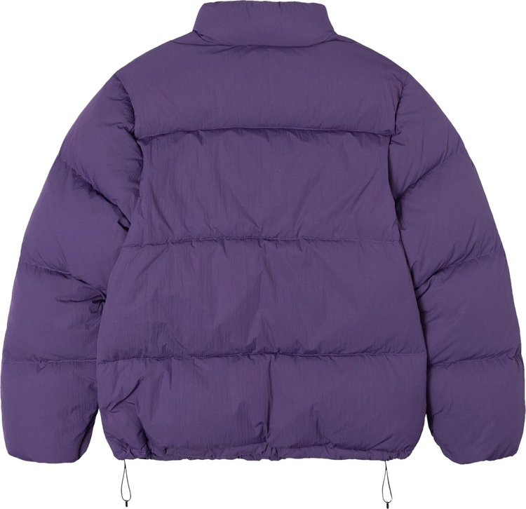 Stussy Down Puffer Nylon Purple