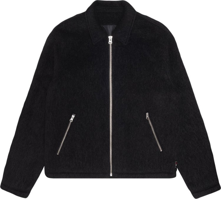 Buy Stussy Mohair Club Jacket 'Black' - 115731 BLAC | GOAT