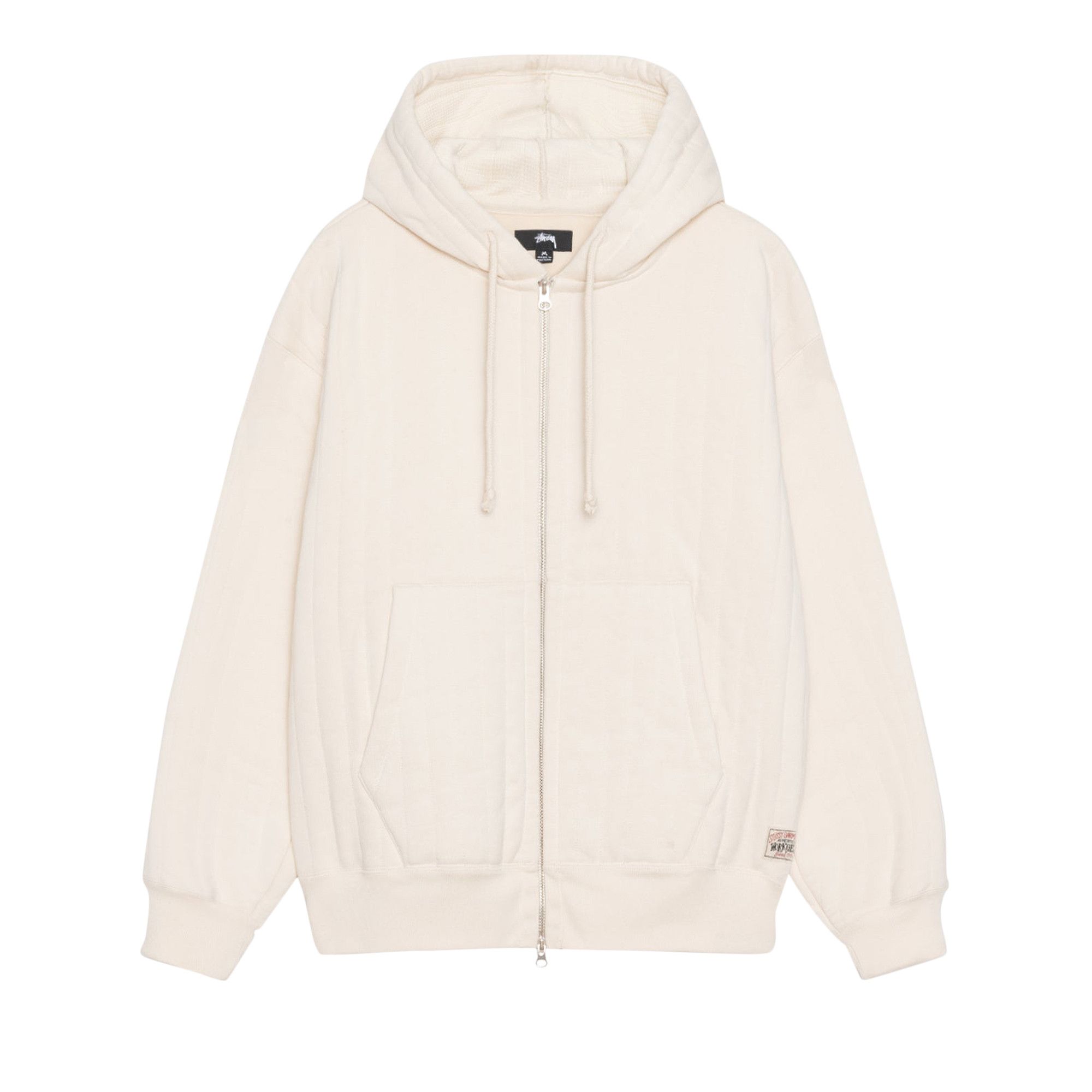 【あすつく】 Buy IVOR 118526 - 'Ivory' Hoodie Zip Quilted Vertical Stussy トップス