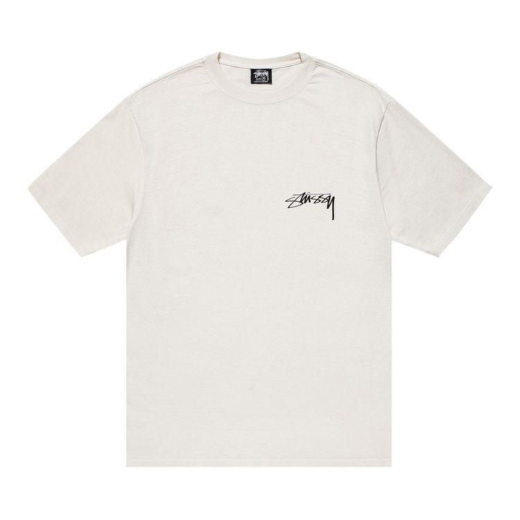 Stussy Arachnid Pigment Dyed Tee Natural