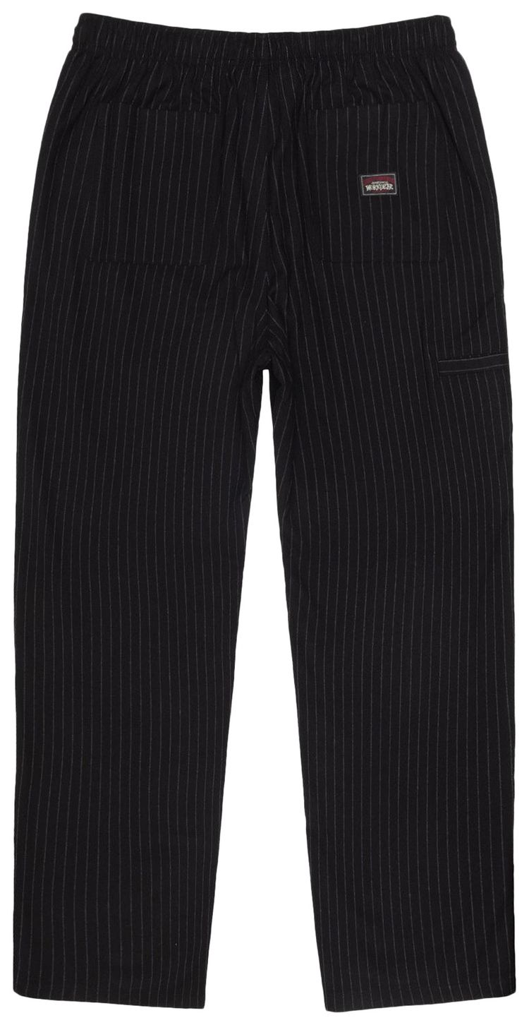 Stussy Beach Pant Wool Stripe Black