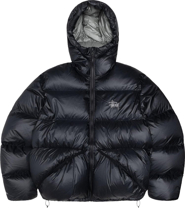 Stussy Down Parka Micro Ripstop Phantom Black