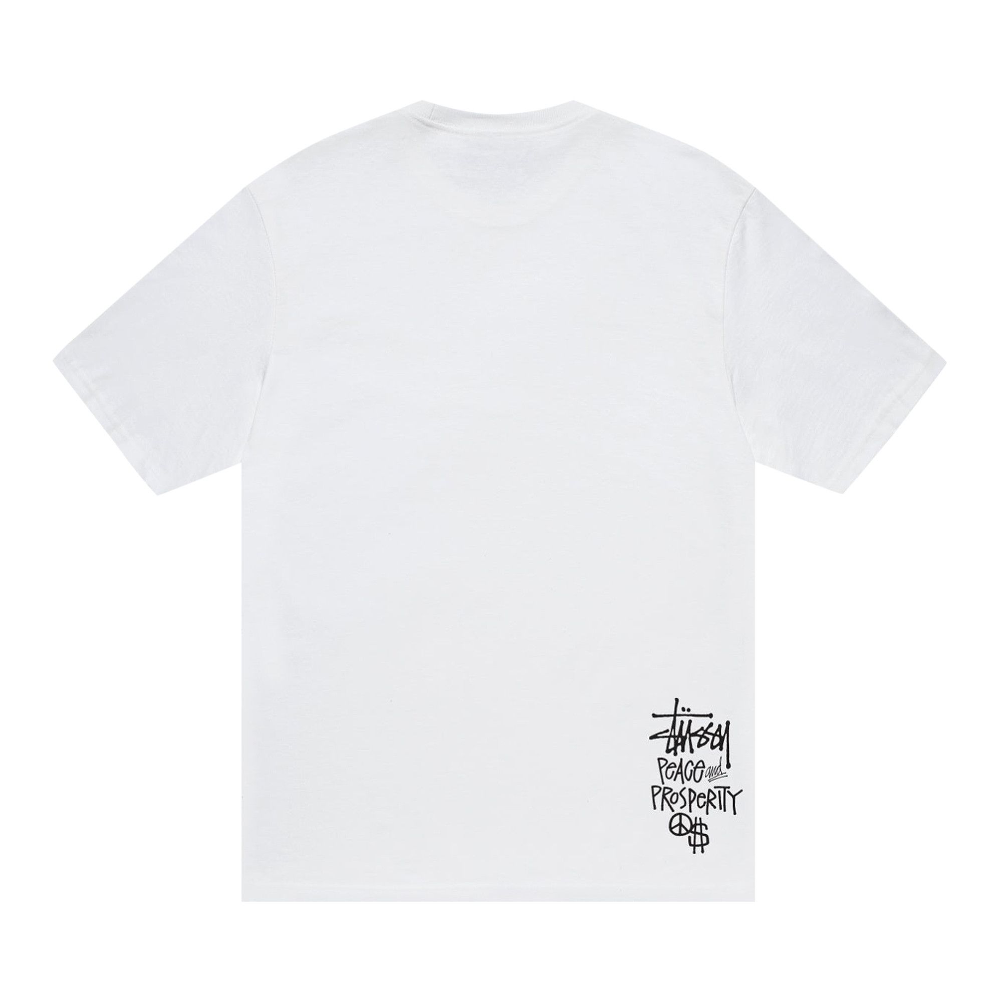 ★【Stussy】★Stussy Peace & Prosperity T-Shirt★White★ Buy Stussy Peace & Prosperity Tee 'White' - 1904934 WHIT | GOAT