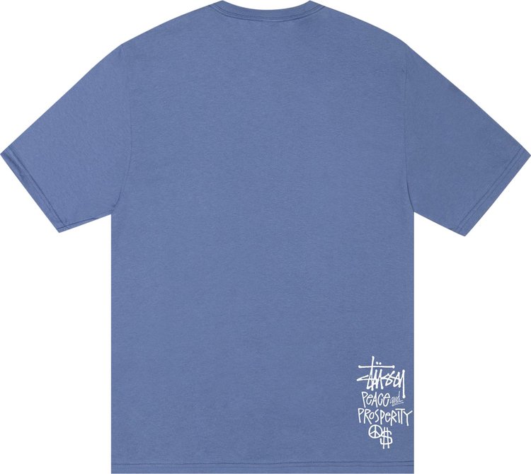 Stussy Peace  Prosperity Tee Storm