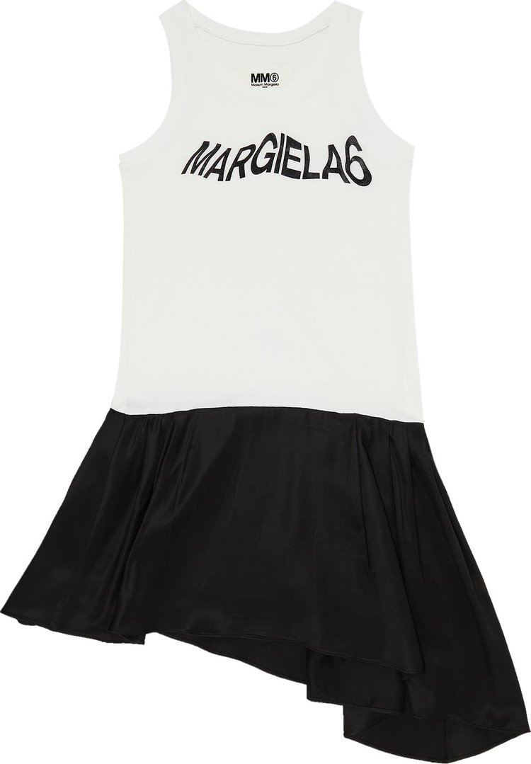 MM6 Maison Margiela Kids Dress 'White/Black'