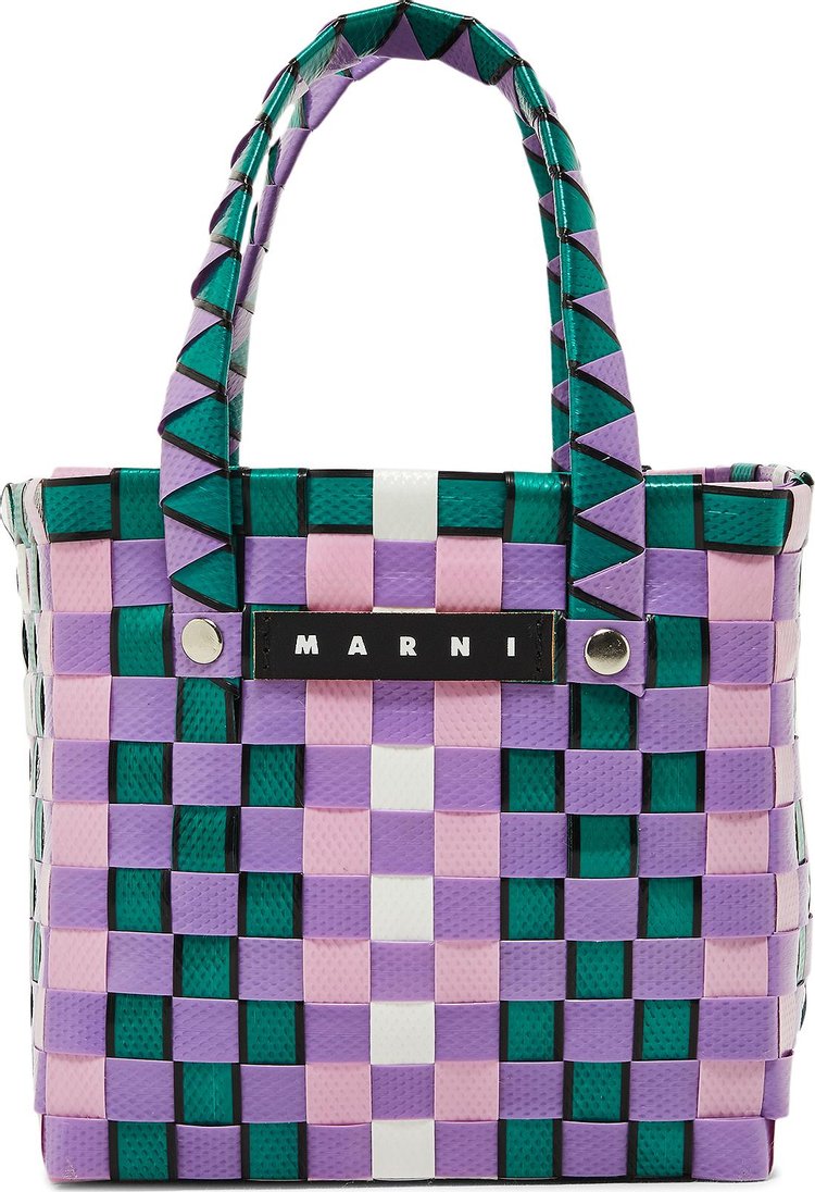 Marni Kids Micro Basket Bag 'Purple/Pink'