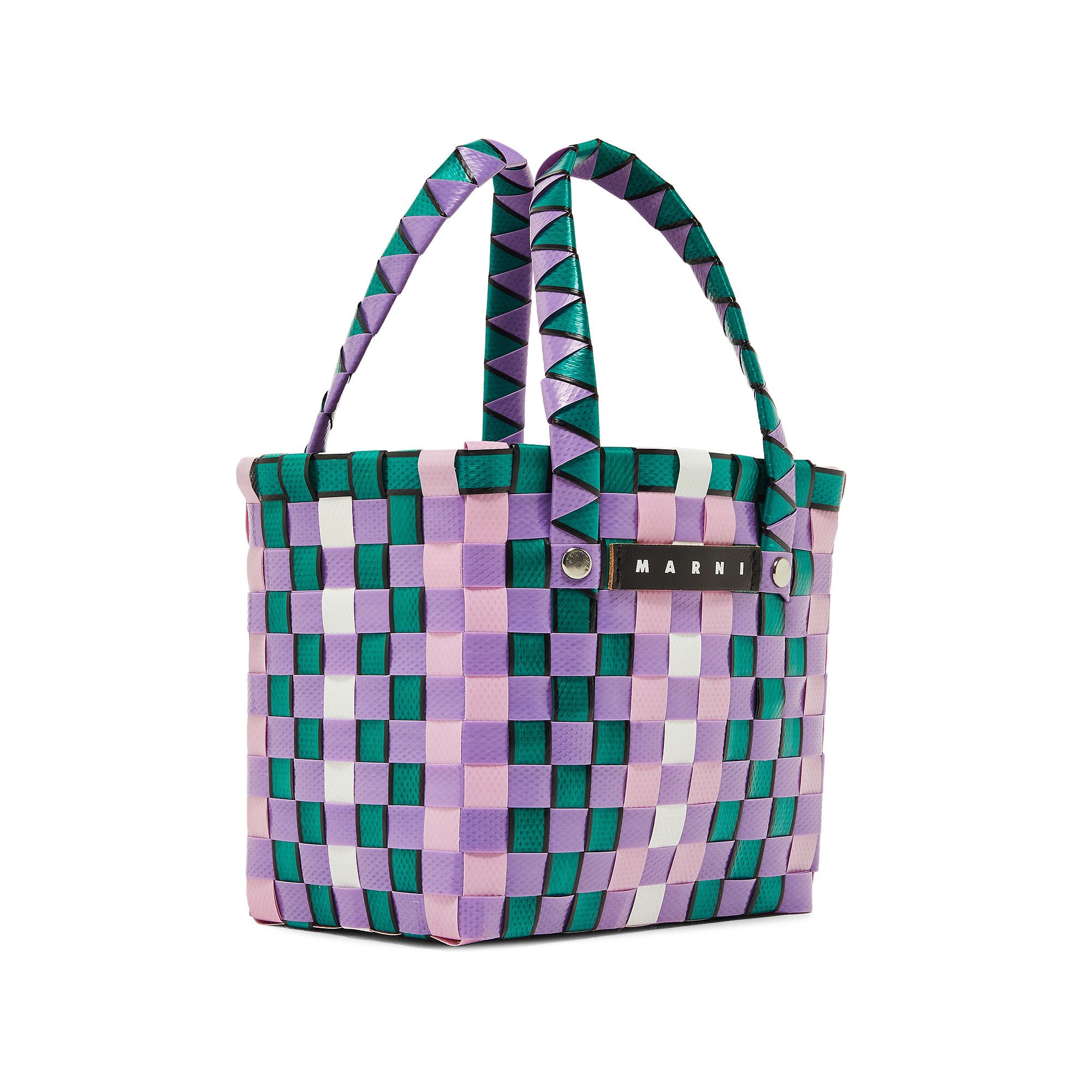 Buy Marni Kids Micro Basket Bag 'Purple/Pink' - M00178 M00IW