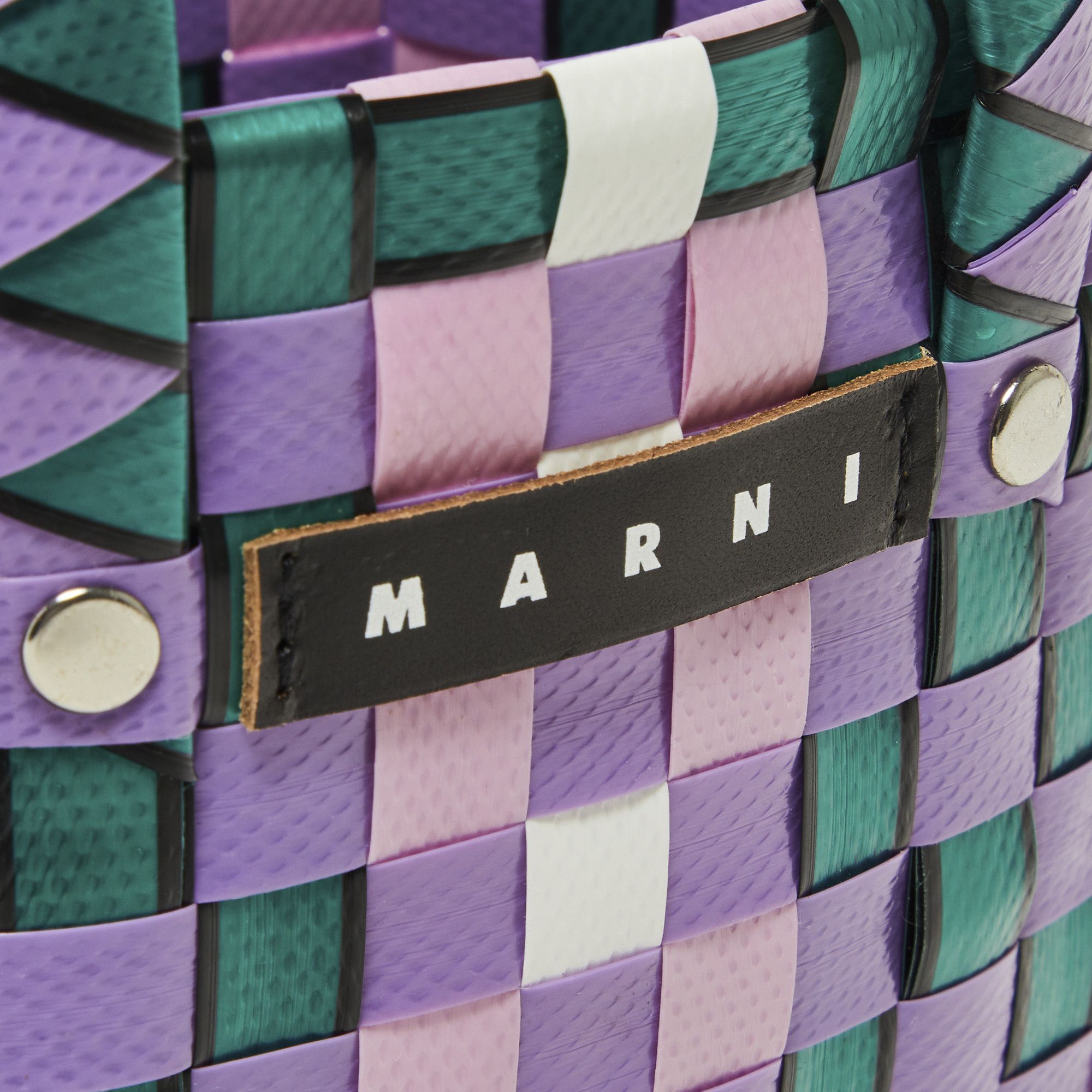 Buy Marni Kids Micro Basket Bag 'Purple/Pink' - M00178 M00IW