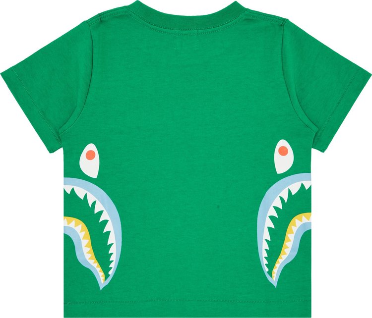 BAPE Kids Colors Side Shark Tee Green