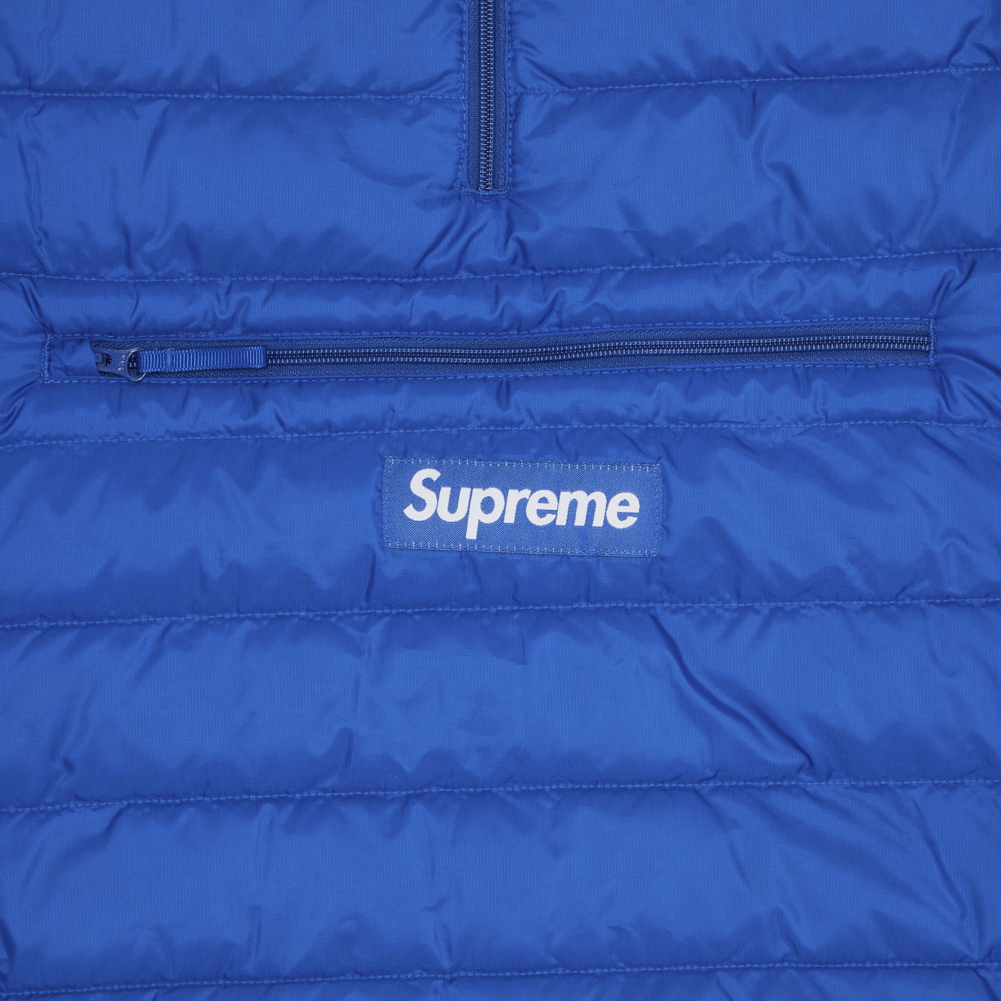 Buy Supreme Micro Down Half Zip Hooded Pullover 'Royal