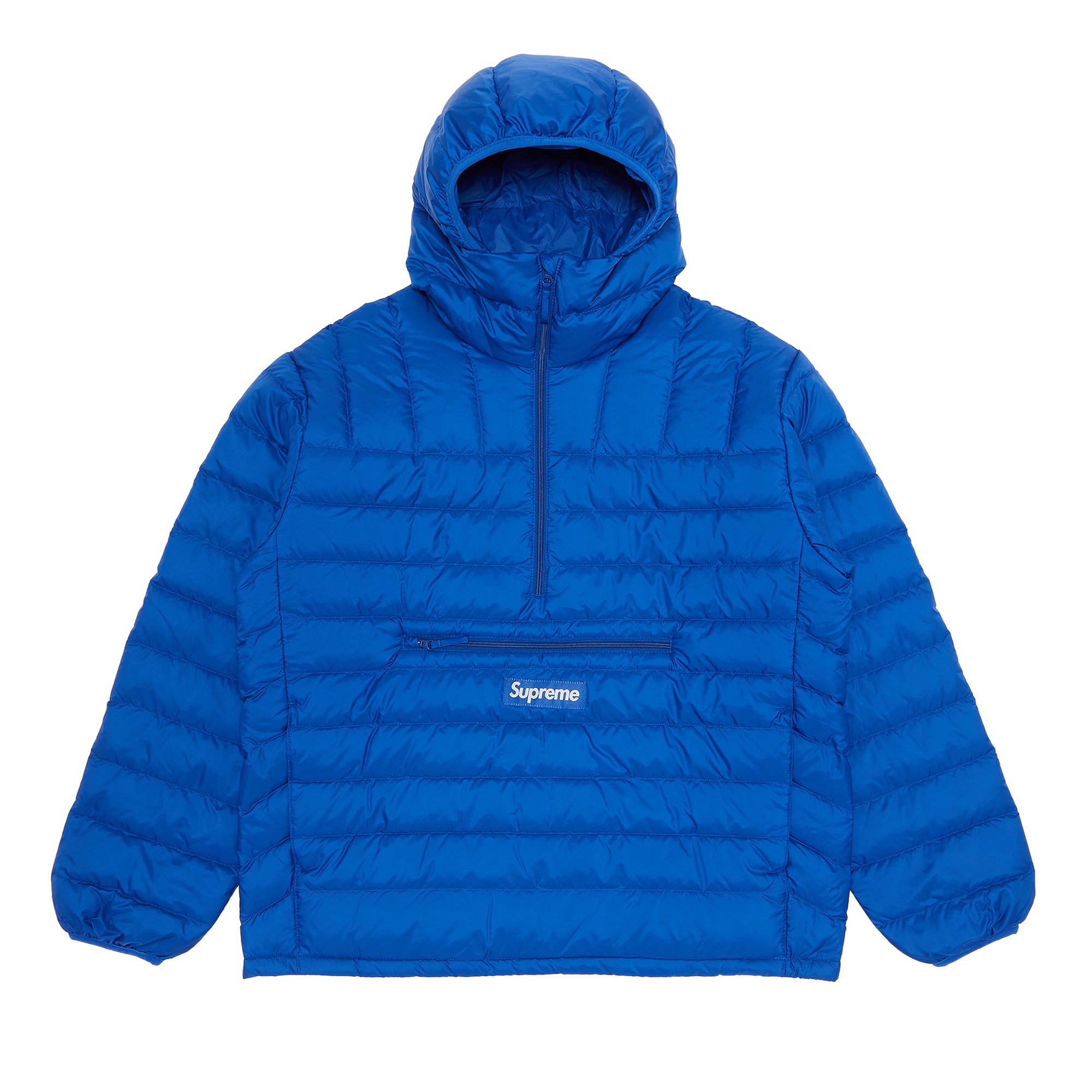 Micro Down Half Zip Hooded Pullover - ダウンジャケット