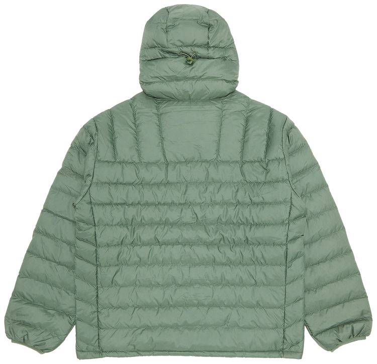 Supreme Micro Down Half Zip Hooded Pullover Olive