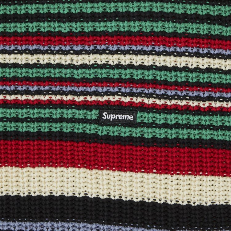 Supreme Small Box Ribbed Sweater Multicolor