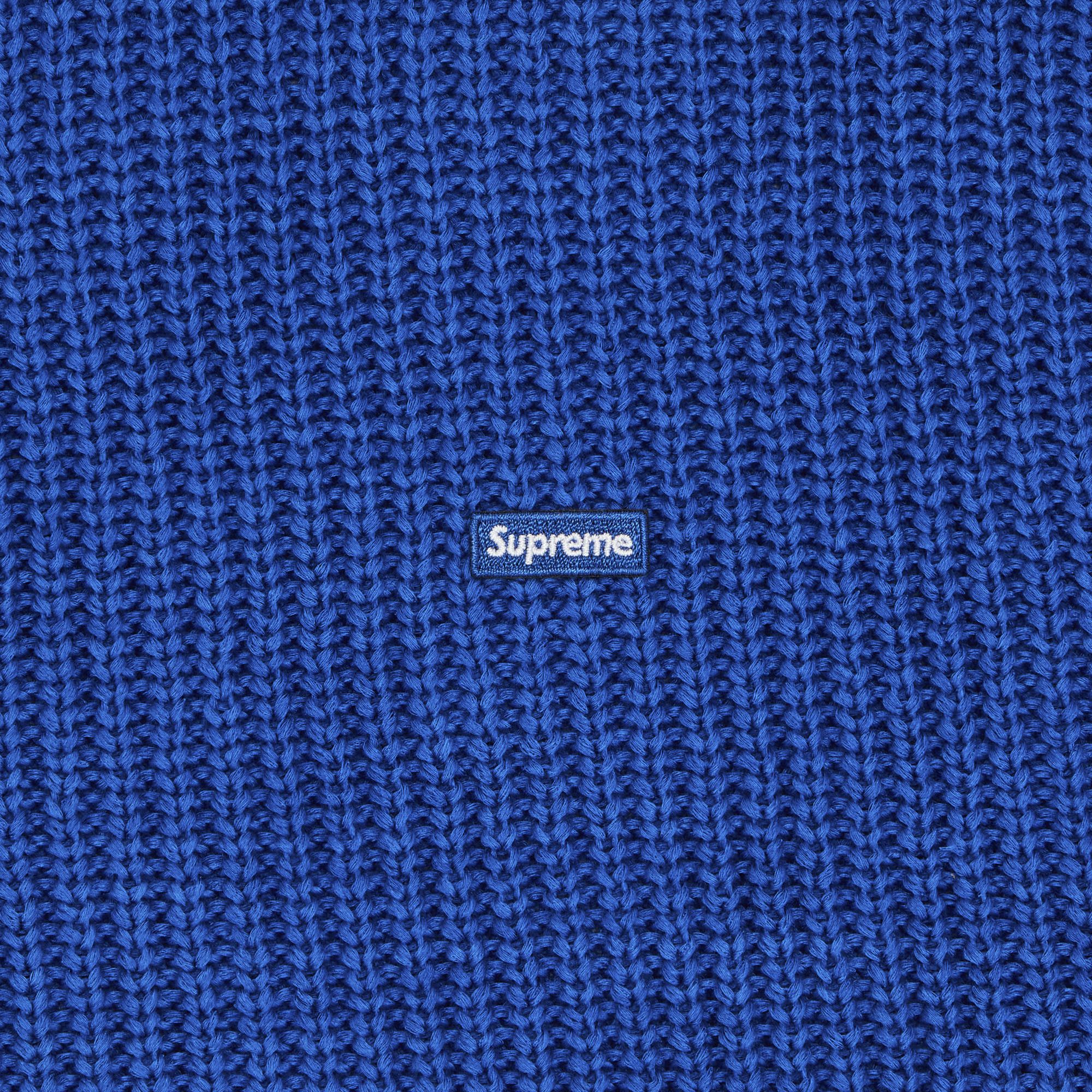 Buy Supreme Small Box Ribbed Sweater 'Royal' - FW23SK52 Buy Supreme Small Box Ribbed Sweater 'Royal' - FW23SK52