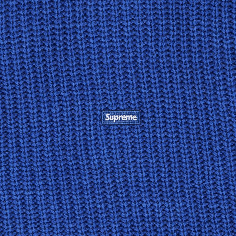 Supreme Small Box Ribbed Sweater Royal