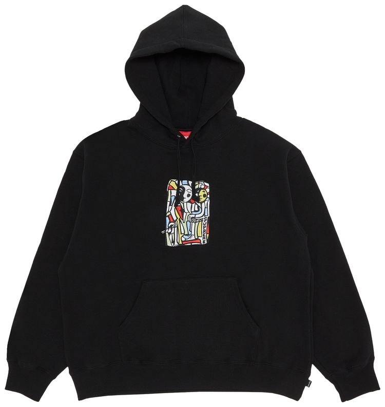 Supreme Neil Blender Mosaic Hooded Sweatshirt Black