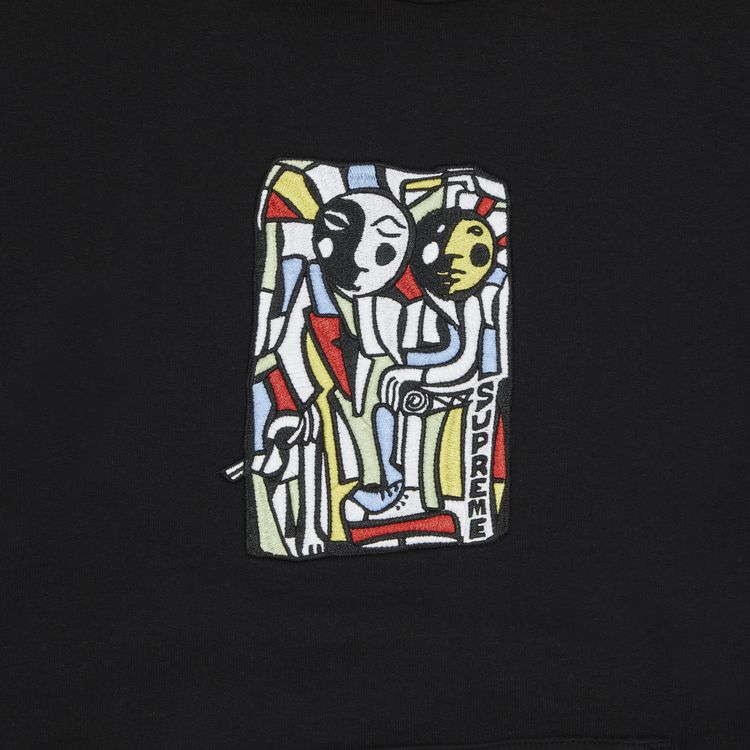 Supreme Neil Blender Mosaic Hooded Sweatshirt Black