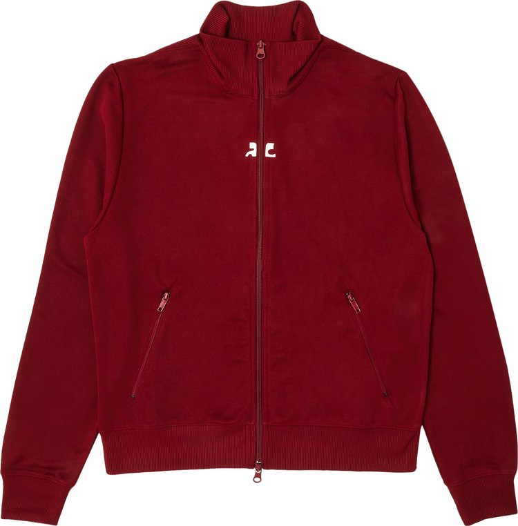 Courreges Tracksuit Interlock Jacket Red