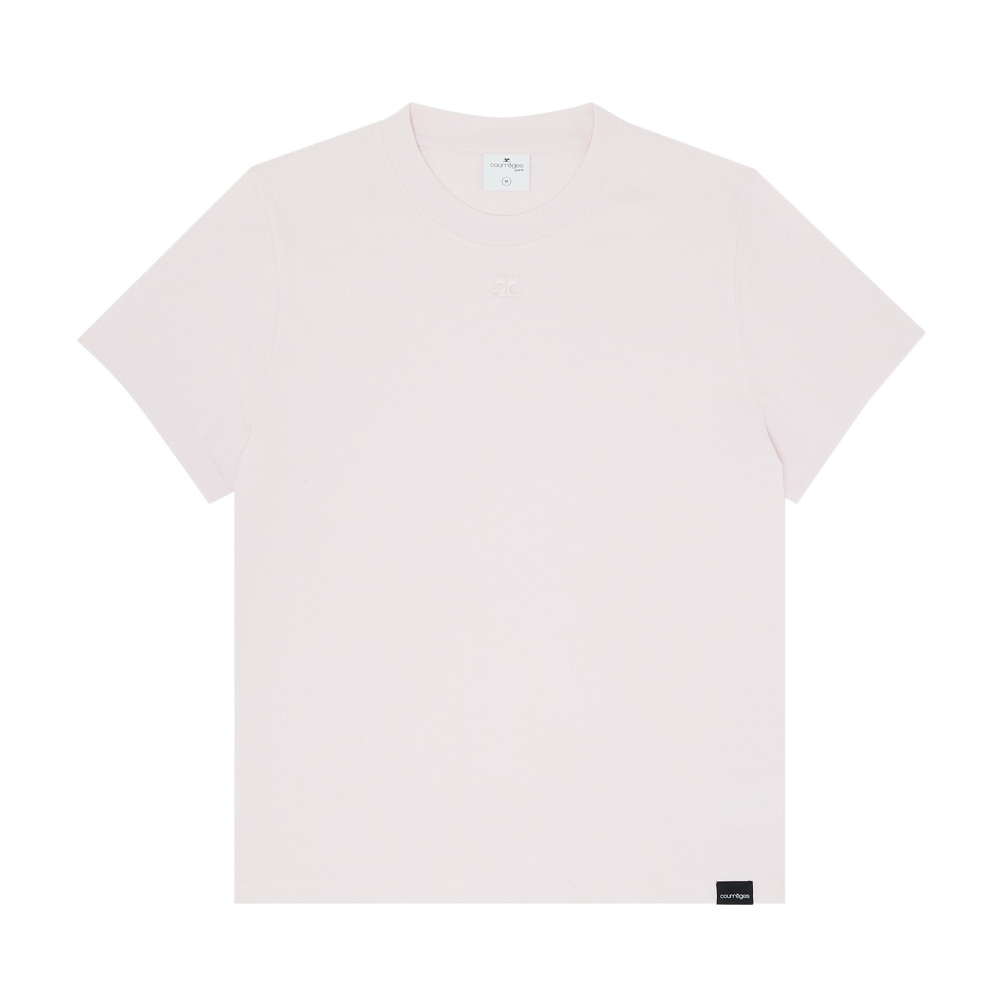 Courrèges AC Straight T-Shirt 'Powder Pink'