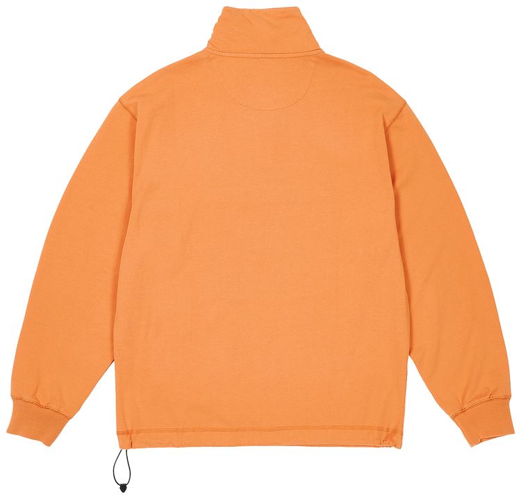 Palace 14 Zip Washed Funnel Tiger Orange