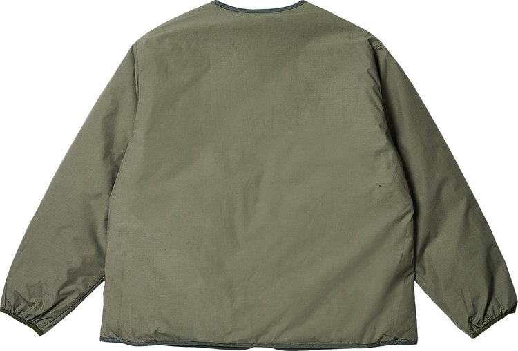 nanamica x Palace Reversible Down Cardigan Sage Green