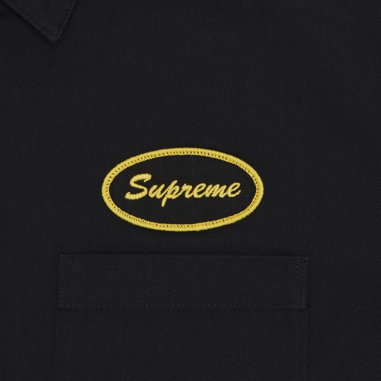 Supreme Thermal Sleeve Work Shirt Black