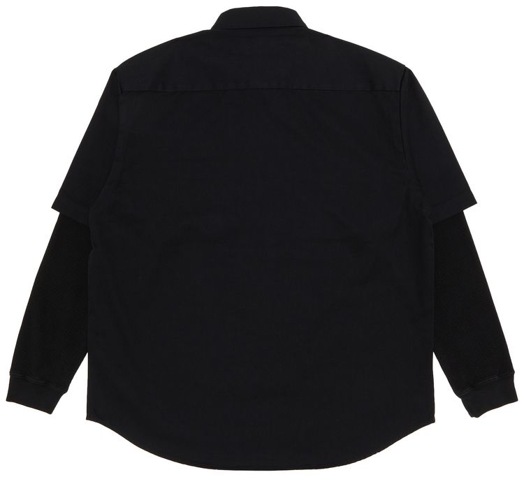 Supreme Thermal Sleeve Work Shirt Black