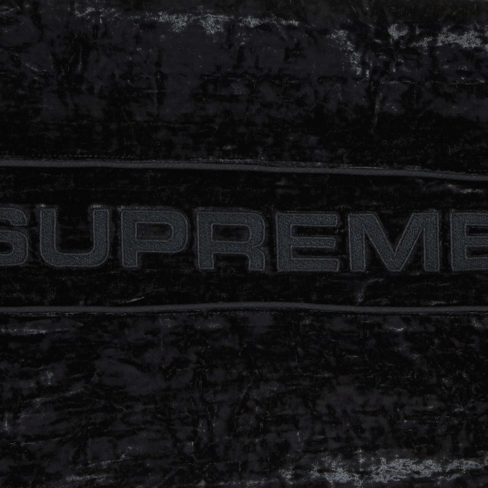 Buy Supreme Crushed Velvet Track Pant 'Black' - FW23P45 BLACK | GOAT