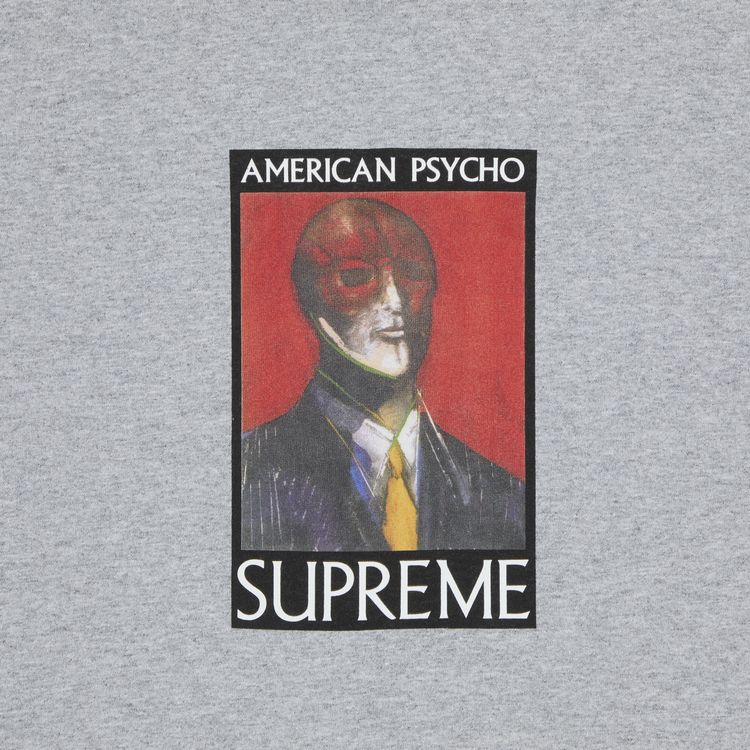 Supreme American Psycho Tee Heather Grey