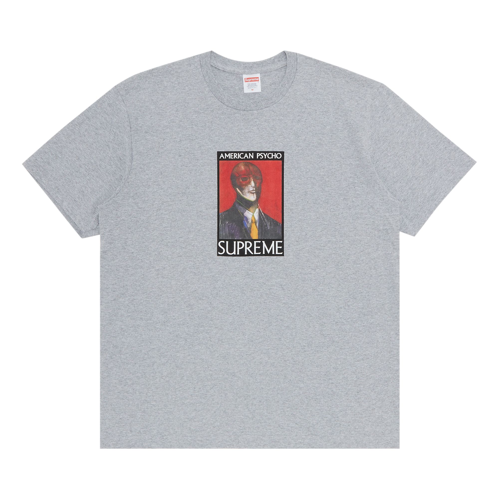 Buy Supreme American Psycho Tee 'Heather Grey' - FW23T15 HEATHER GREY | GOAT
