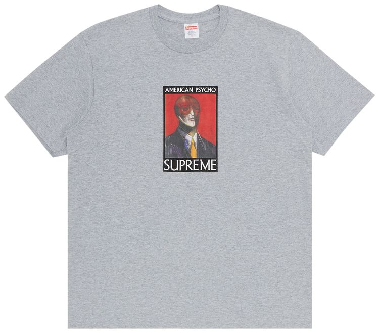 Supreme American Psycho Tee Heather Grey