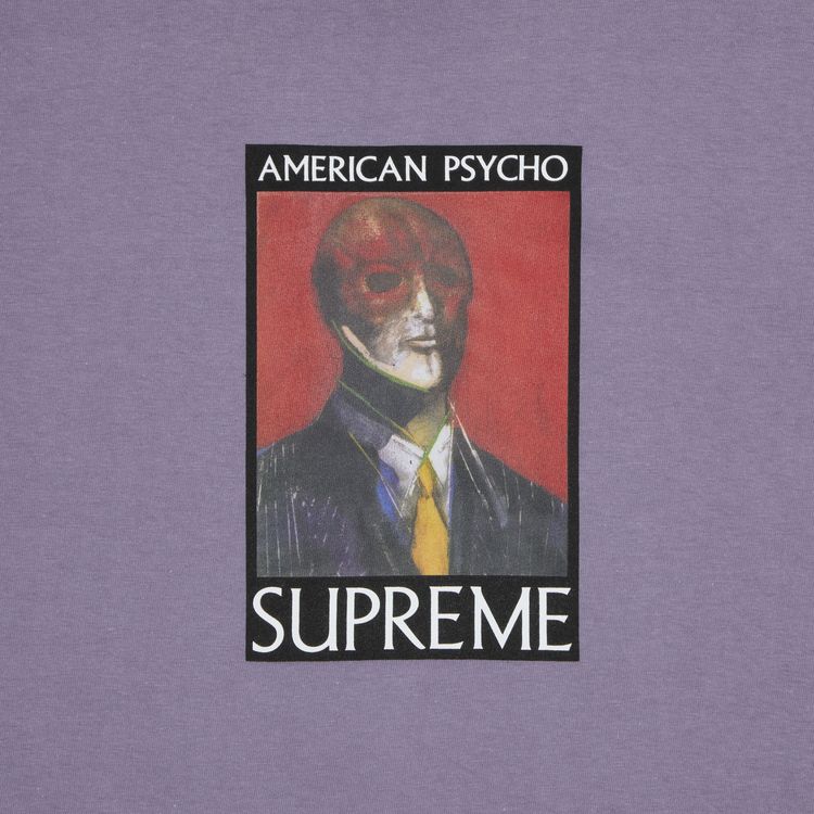 Supreme American Psycho Tee Dusty Purple