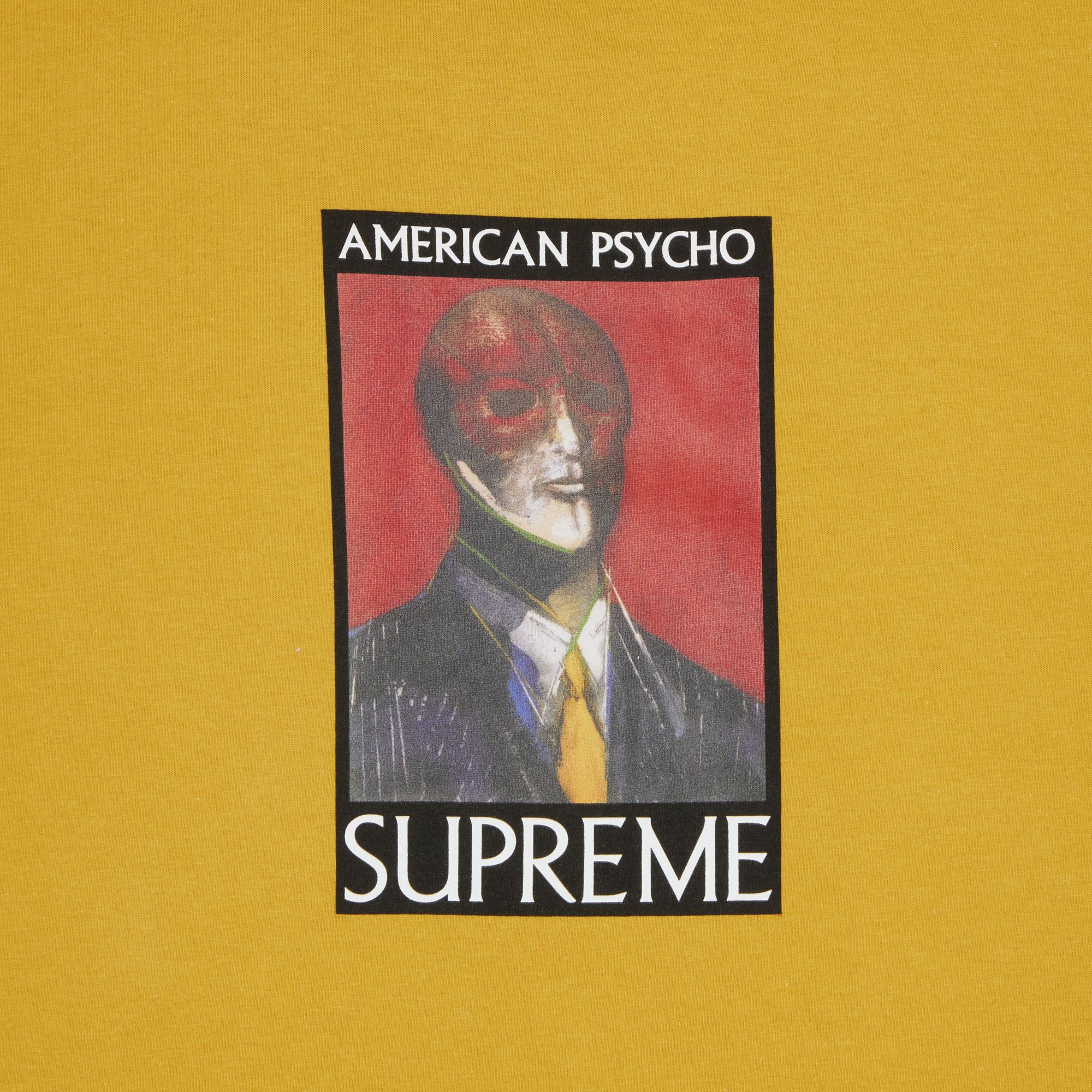 Buy Supreme American Psycho Tee 'Mustard' - FW23T15 MUSTARD