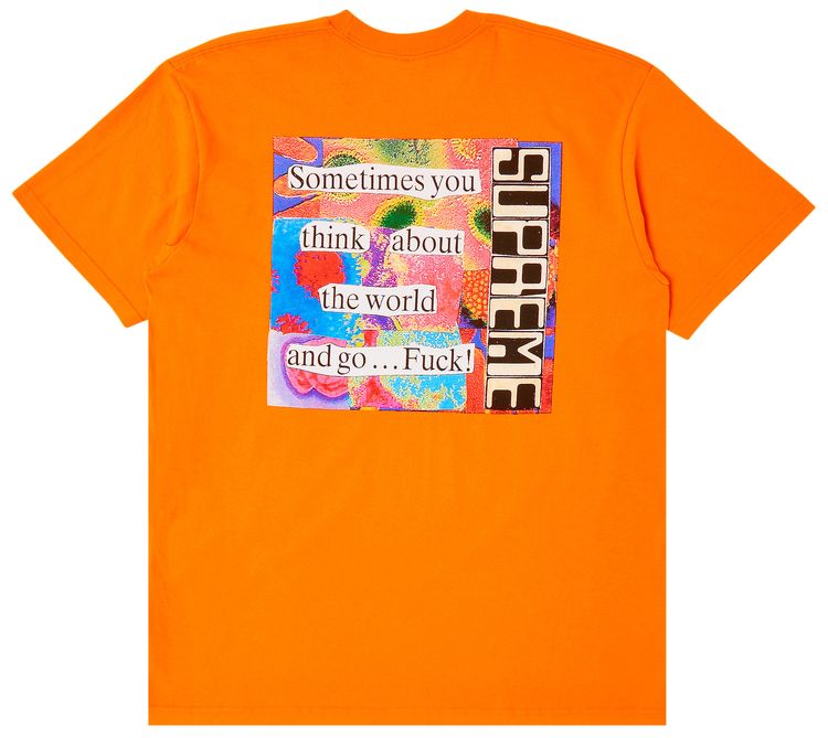 Supreme Static Tee Orange