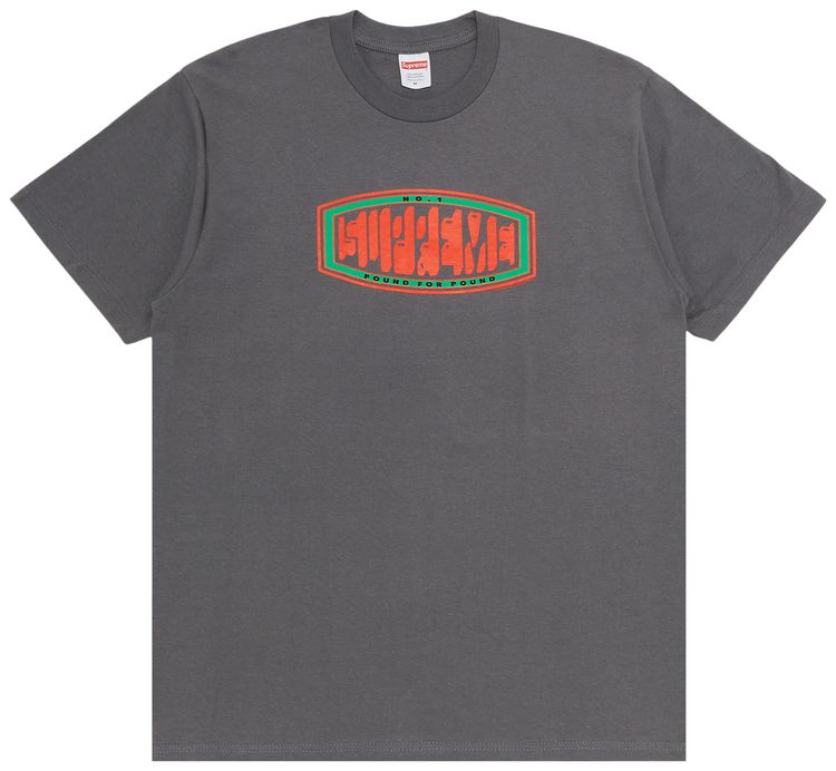 Supreme Pound Tee Charcoal
