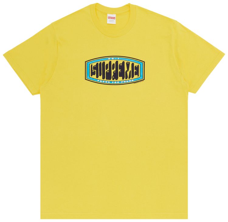 Supreme Pound Tee Yellow