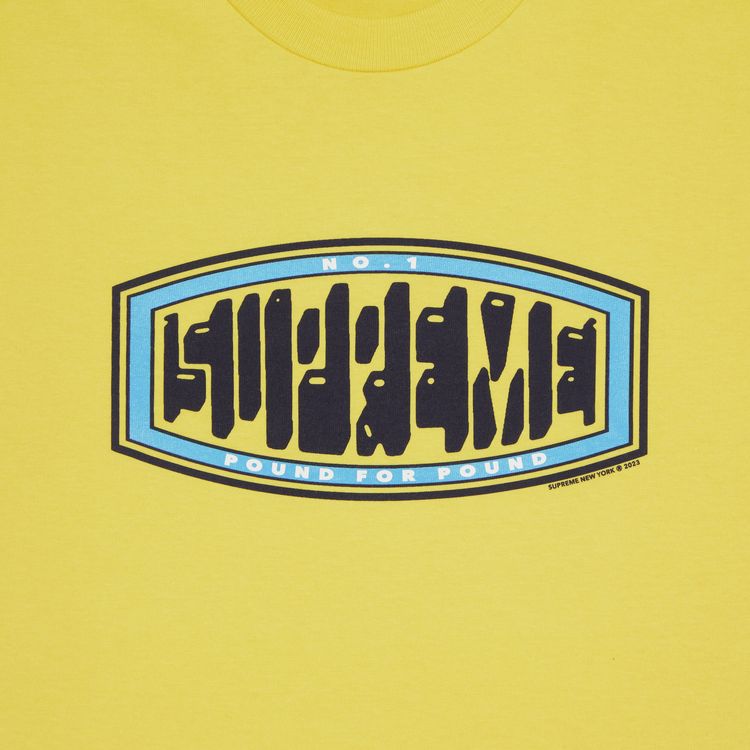 Supreme Pound Tee Yellow