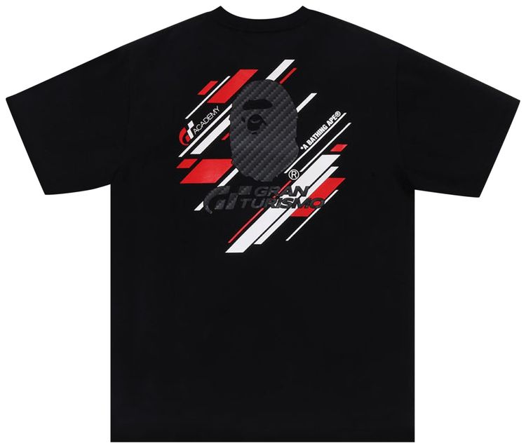 BAPE x Gran Turismo Ape Head 2 Tee Black