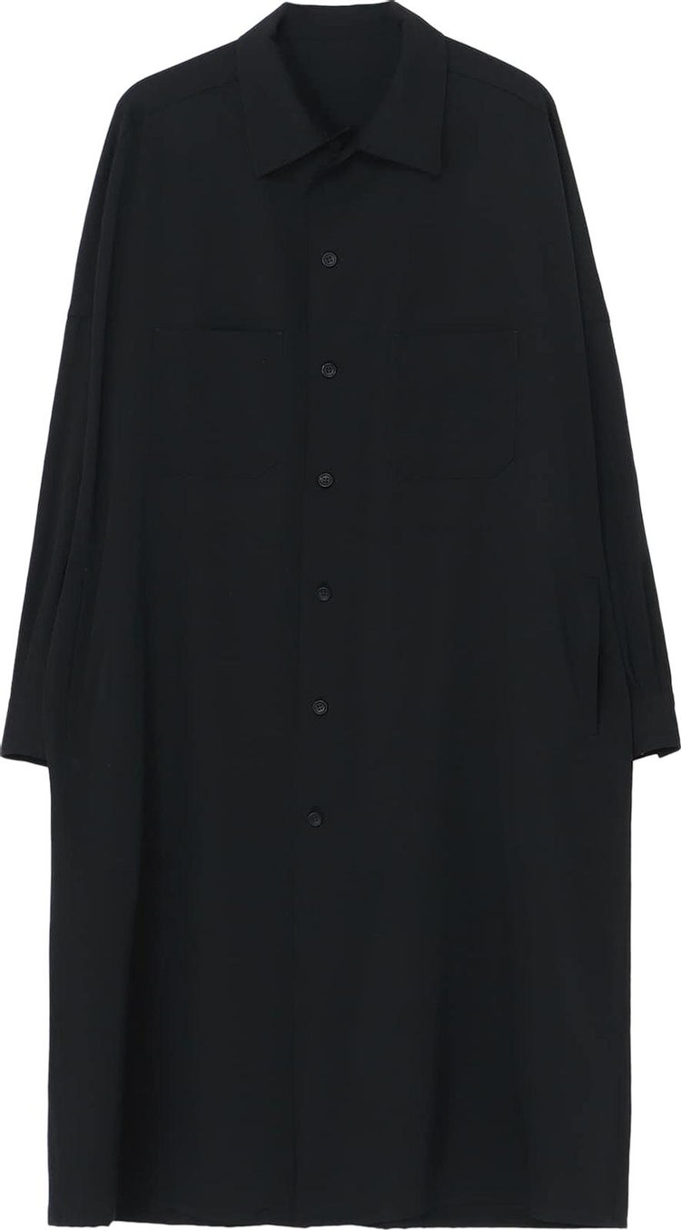Yohji Yamamoto Pour Homme Shirt Coat 'Black'