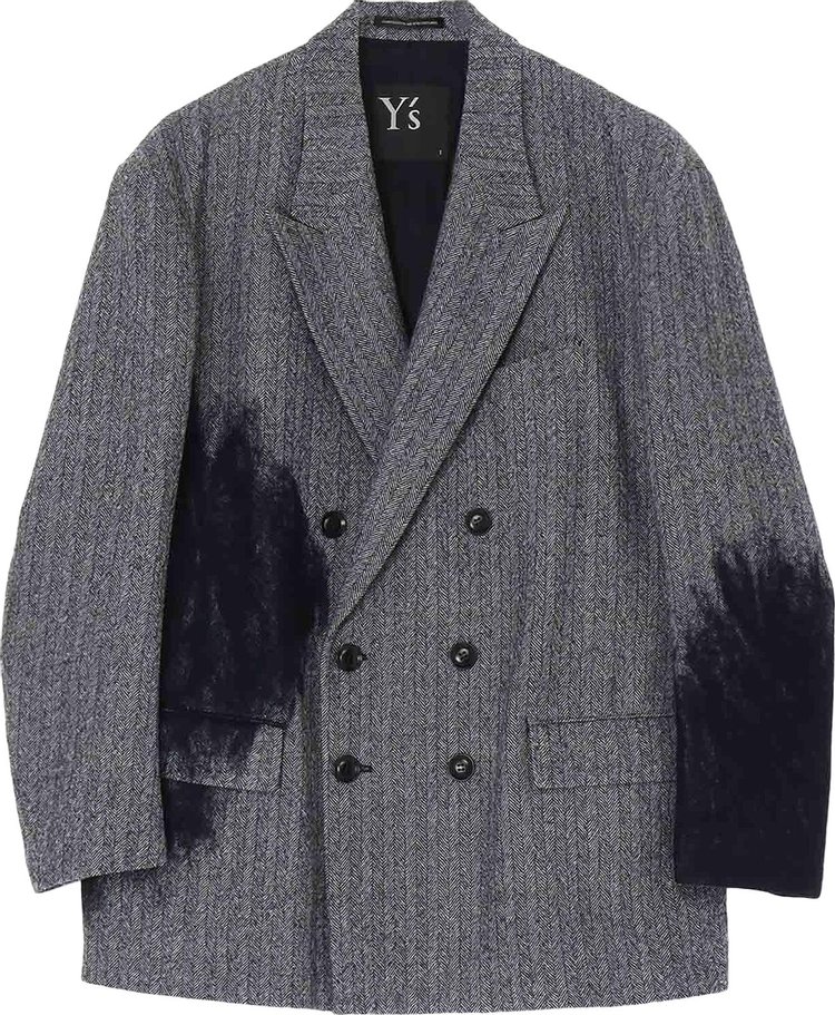 Y's Oversized Tailored Jacket 'Grey'