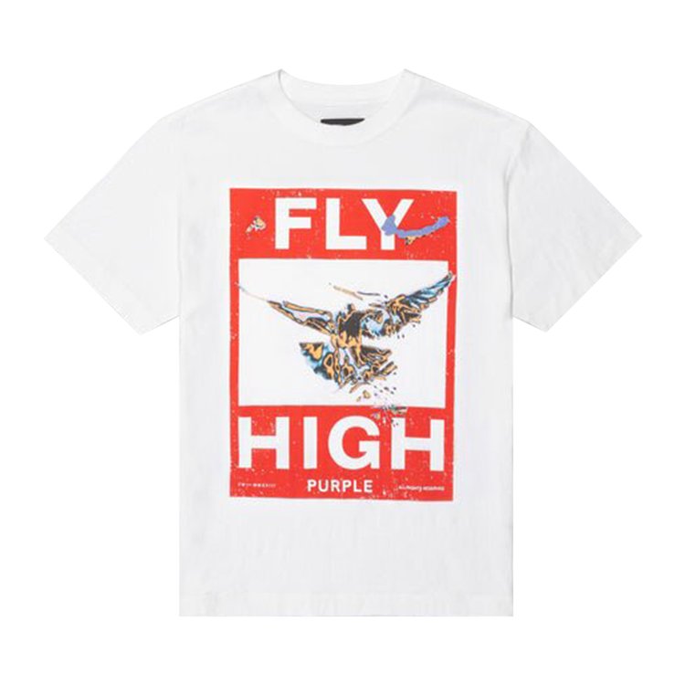 PURPLE BRAND Fly High T-Shirt 'Off White'